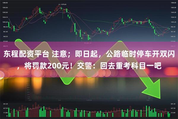 东程配资平台 注意；即日起，公路临时停车开双闪，将罚款200元！交警：回去重考科目一吧