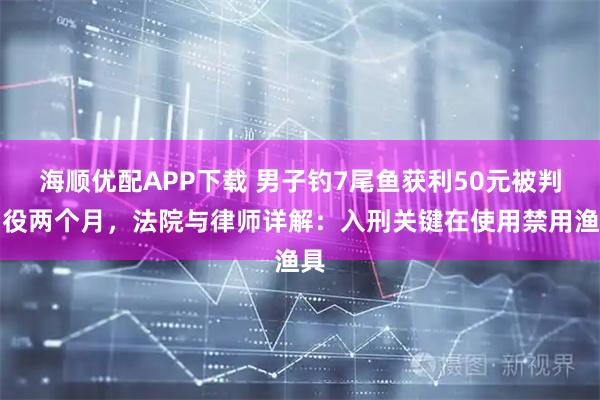 海顺优配APP下载 男子钓7尾鱼获利50元被判拘役两个月,法院与律师详解:入刑关键在使用禁用渔具